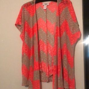 Cute Chevron Drape cardigan